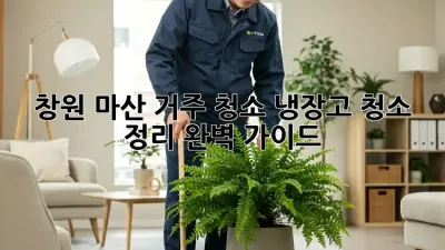창원 마산 거주 청소: 냉장고 청소 & 정리 완벽 가이드